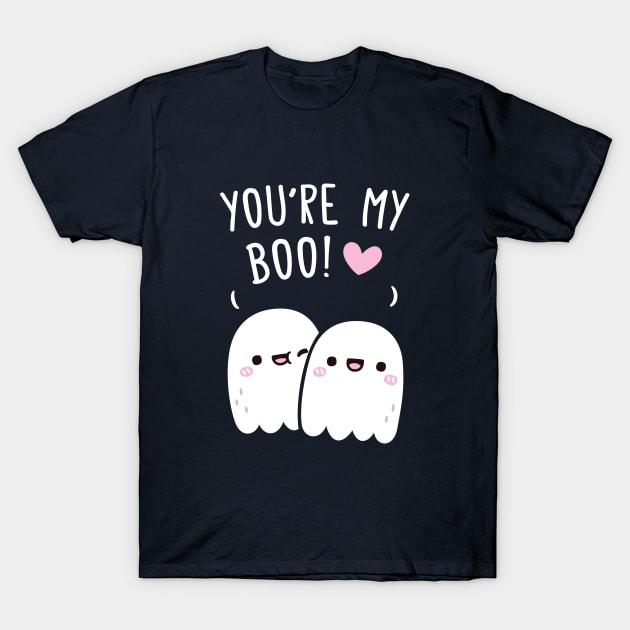 Cute Ghosts You're My Boo Besties T-Shirt by rustydoodle